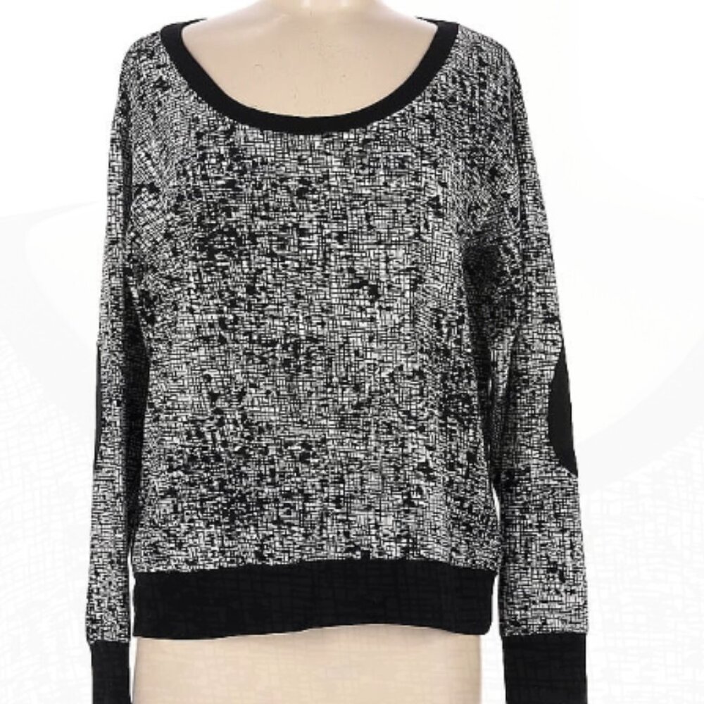 Michael Lauren Women's Black and White Top Size M
